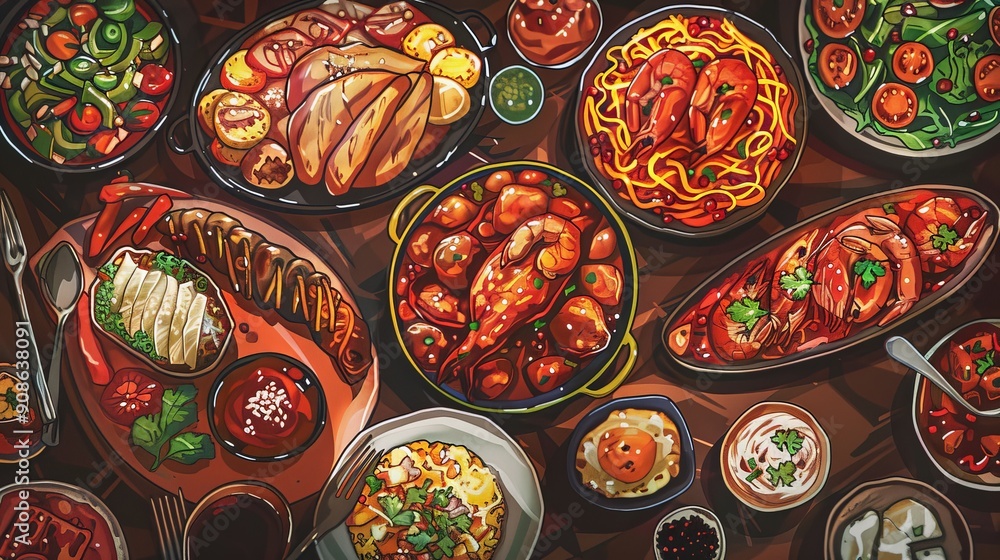 Iconic culinary dishes. Describe a traditional dish from your culture