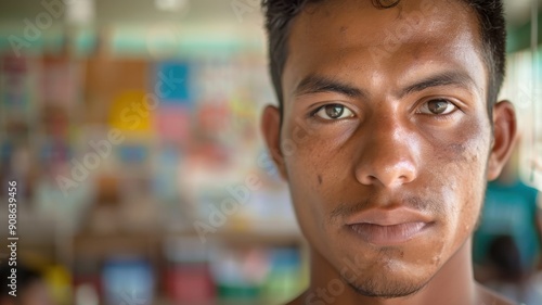 Close-up portrait of a youn...