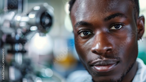 Close-up portrait of a youn...
