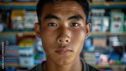Close-up portrait of a youn...