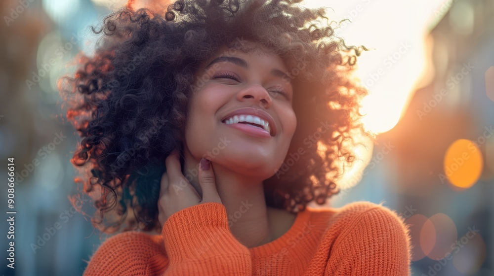 The Woman in Orange Sweater The Woman in Orange Sweater