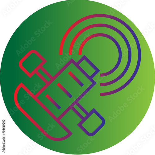 Space Docking Icon Design