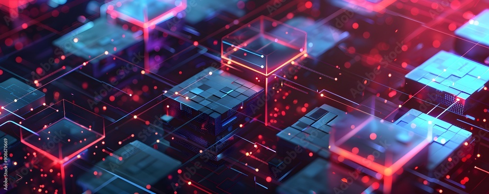 Fototapeta premium technology, computer, light, design, digital, circuit, web, data, science, futuristic, internet, illustration, texture, pattern, board, space, business, cyberspace, vector, network, concept, communica