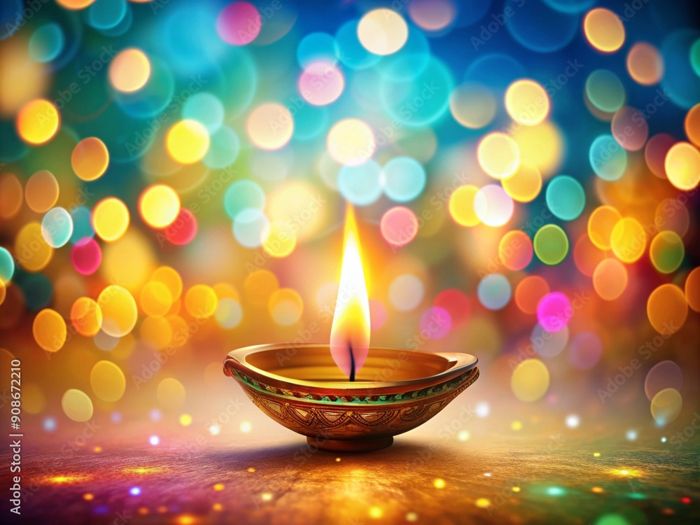 Oil lamp decoration in happy Diwali festival. dark background Oil lamp decoration in happy Diwali festival. dark background