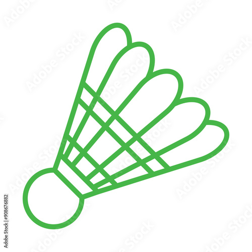 Badminton Racket Icon Design