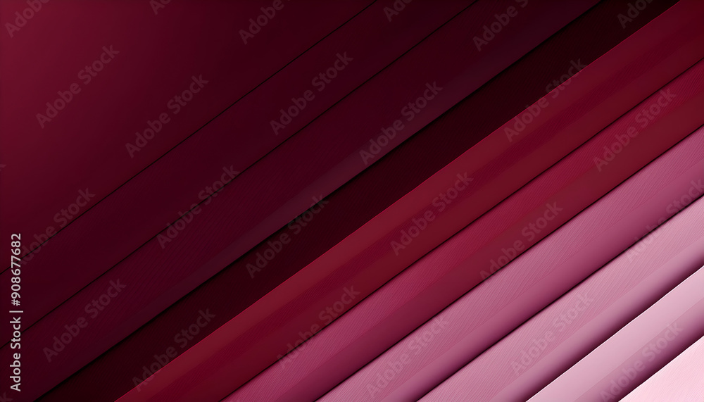 Obraz premium Abstract Composition of Rich Red and Pink Tones With Diagonal Lines at Sunset