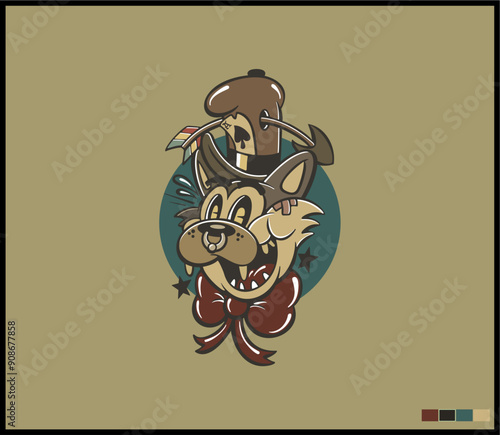 Illustration vector graphic of lettering, perfect for t-shirts design, clothing, hoodies, etc.