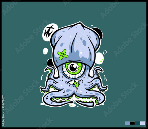 Illustration vector graphic of lettering, perfect for t-shirts design, clothing, hoodies, etc.