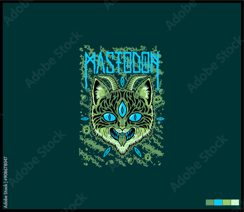 Illustration vector graphic of lettering, perfect for t-shirts design, clothing, hoodies, etc.