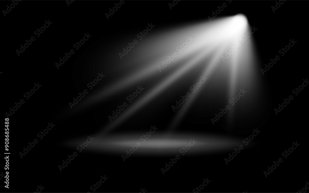 Corner spotlight. Electric scene lamp light effect Corner spotlight. Electric scene lamp light effect