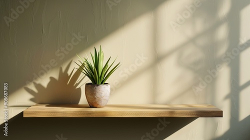 shelf with flower pots