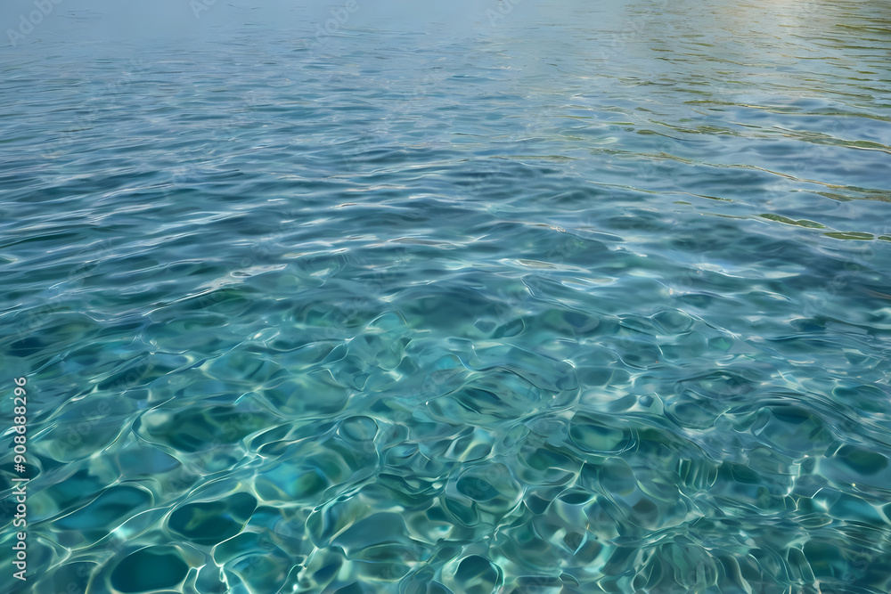 Calm water with slight waves Calm water with slight waves