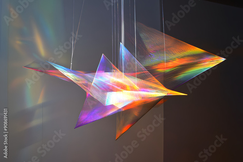 Spectral arrow gossamer and evanescent suspended in ethereal light. Mystical ambiance.