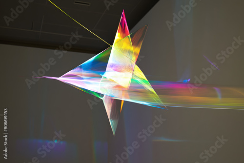 Spectral arrow gossamer and evanescent suspended in ethereal light. Mystical ambiance.