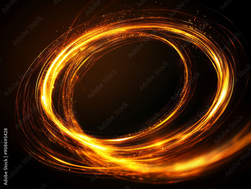 A circle of light with a dark background A circle of light with a dark background