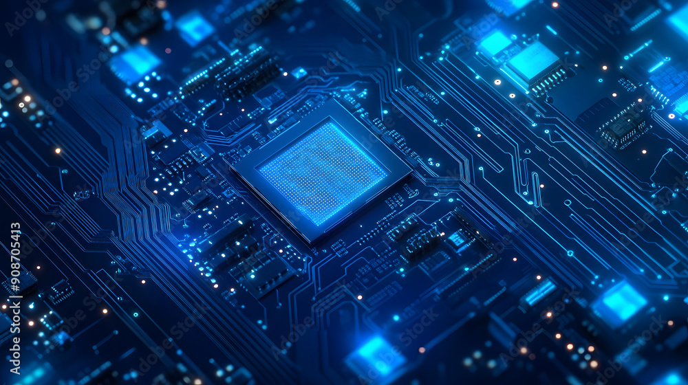 Circuit technology background with hi-tech digital data connection system and computer electronic design Circuit technology background with hi-tech digital data connection system and computer electronic design