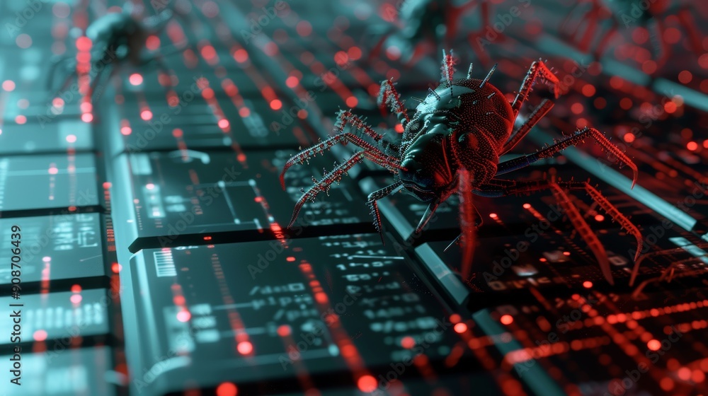 Realistic depiction of malware compromising and disabling security software programs Realistic depiction of malware compromising and disabling security software programs