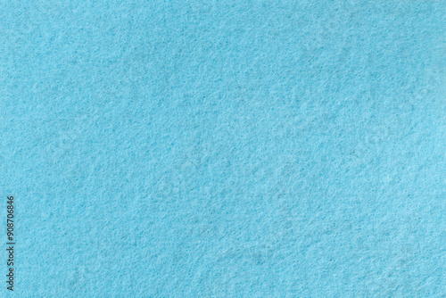 Close up image of felt texture background fabric material illustration wallpaper cyan color