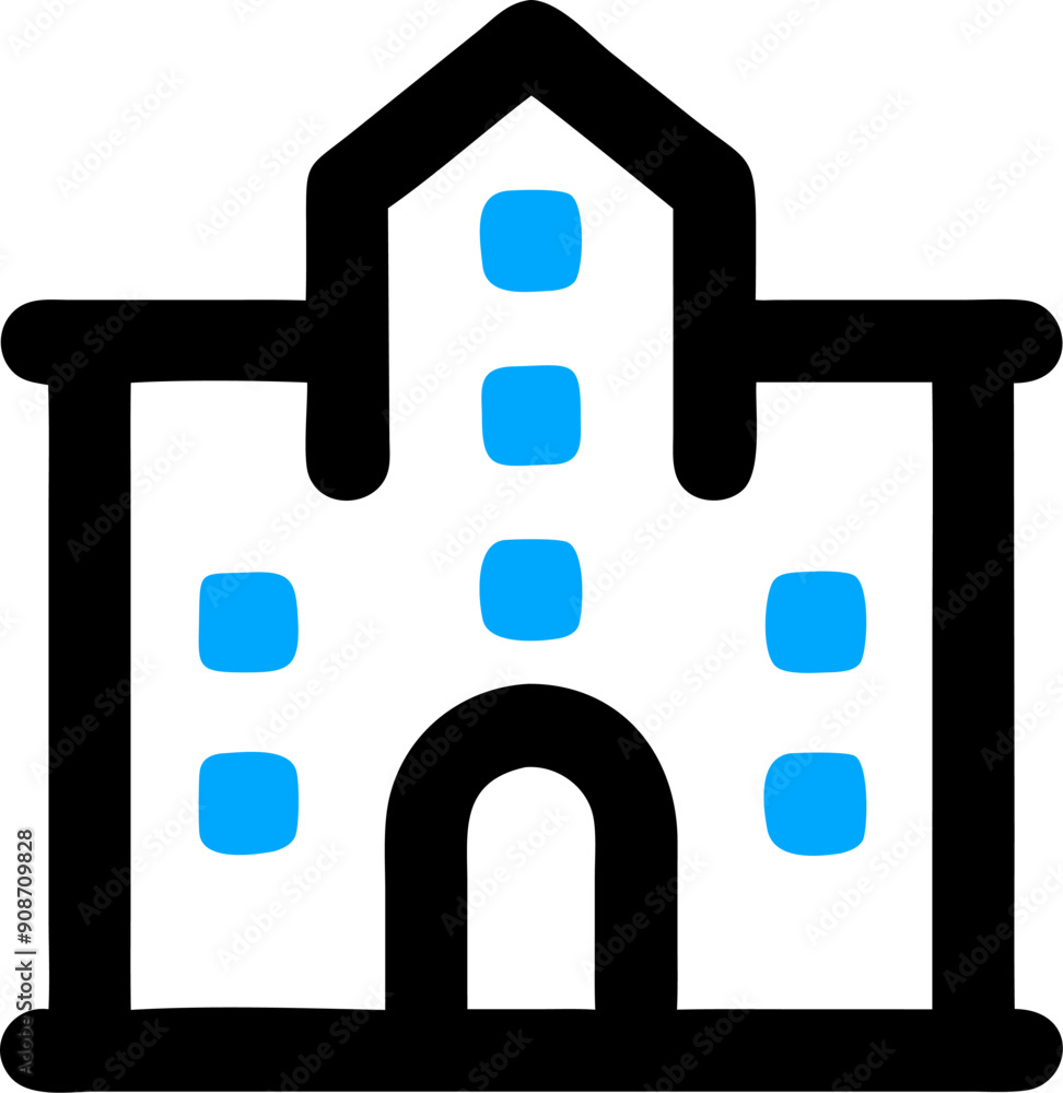 house icon on white house icon on white