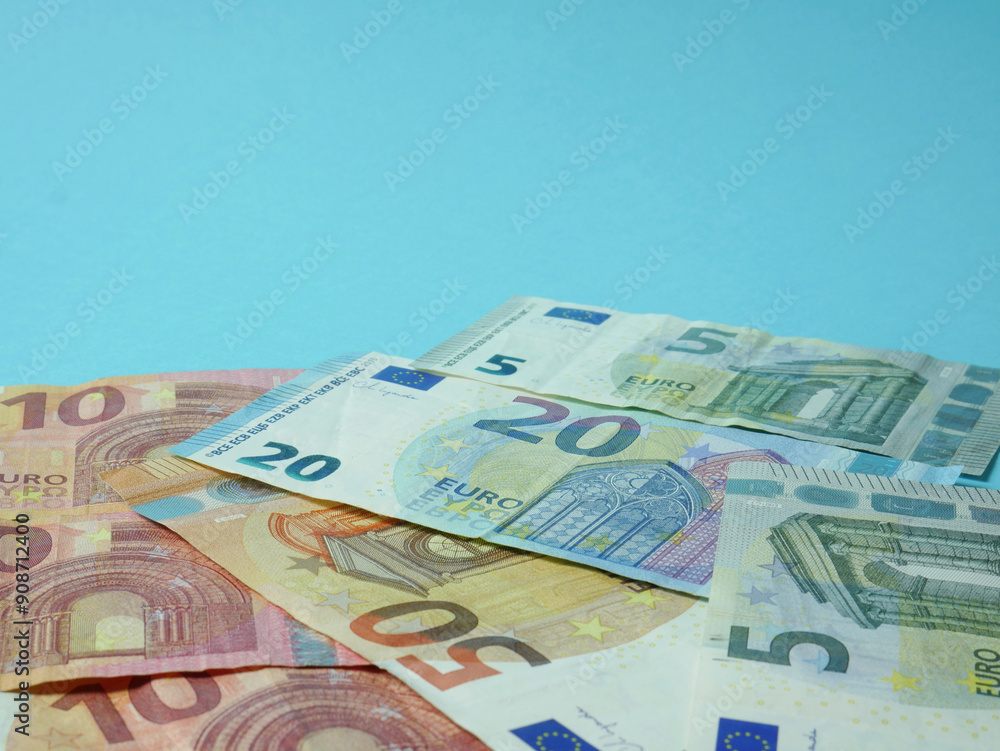 Background, represented with euro bills. Economy, concept of savings or expenses, moments of crisis. Background, represented with euro bills. Economy, concept of savings or expenses, moments of crisis.