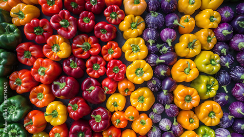 Colorful Array Of Bell Peppers
