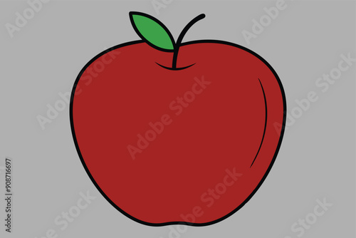 illustration of an apple