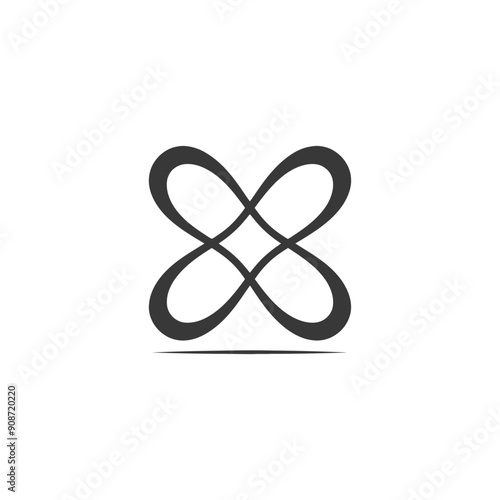 Abstract Design of Interlocking Curved Lines