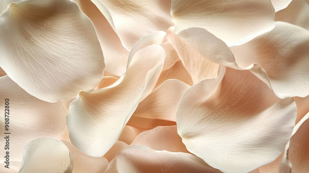 Artistic capture of flower petals in gentle beige and cream tones, emphasizing elegance and subtle beauty Artistic capture of flower petals in gentle beige and cream tones, emphasizing elegance and subtle beauty