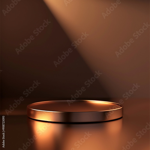 Beautiful Of 3d Realistic Of Empty podium mockup stage realistic for Product Showcase