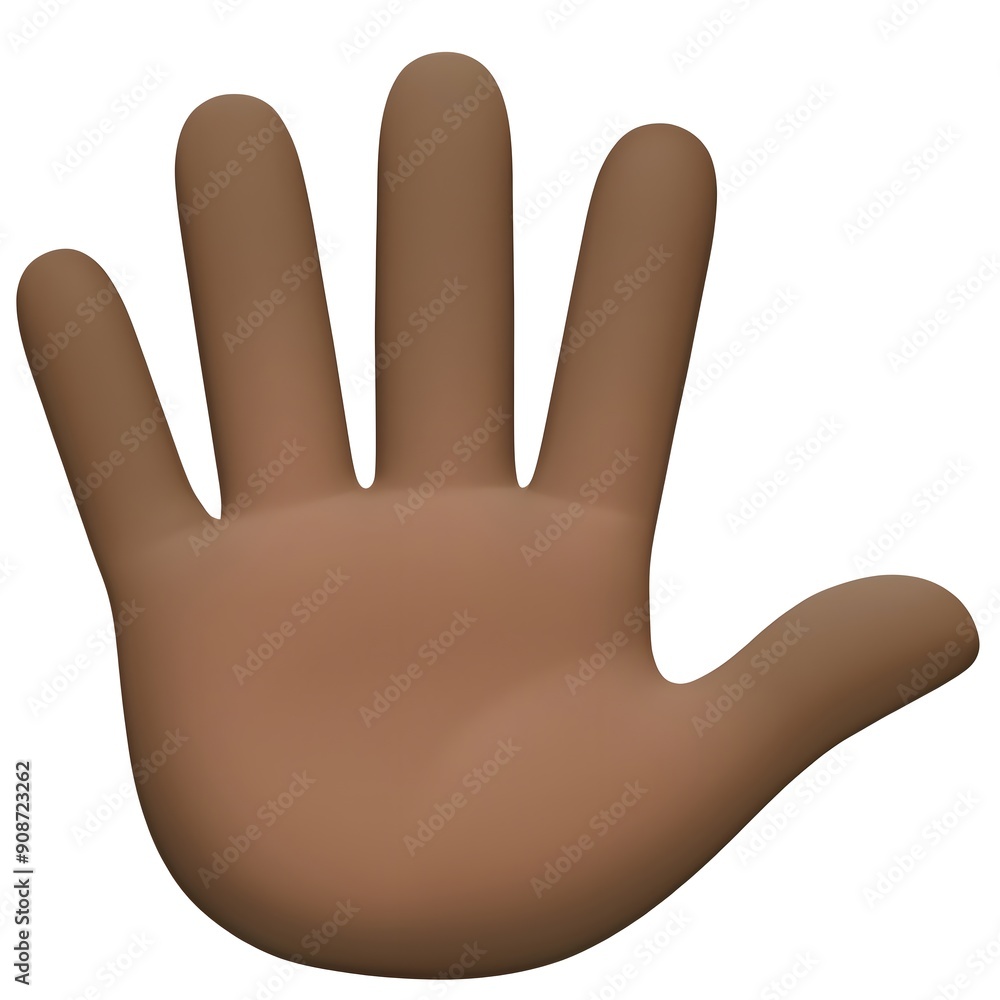 Fototapeta premium Hand with Fingers Splayed