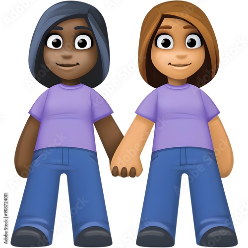 Women Holding Hands photo