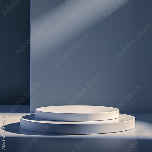 Beautiful Of 3d Realistic Of Empty podium mockup stage realistic for Product Showcase