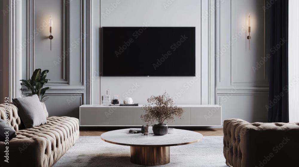 Modern living room interior design Modern living room interior design