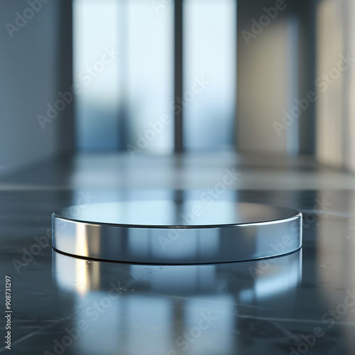 Beautiful Of 3d Realistic Of Empty podium mockup stage realistic for Product Showcase