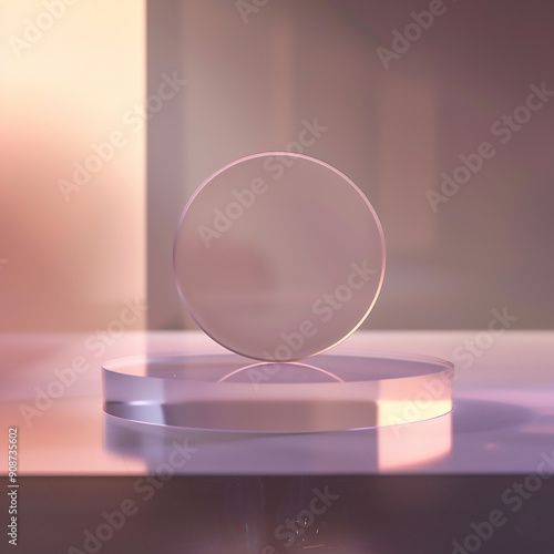 Beautiful Of 3d Realistic Of Empty podium mockup stage realistic for Product Showcase