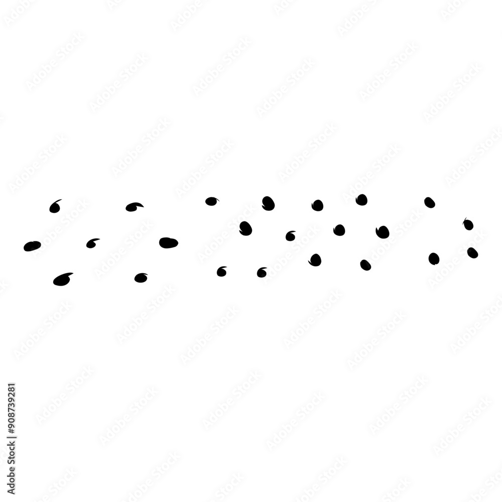Abstract doodle pattern with hand drawn polka dots. Vector black and white doodle pattern. Abstract doodle pattern with hand drawn polka dots. Vector black and white doodle pattern.