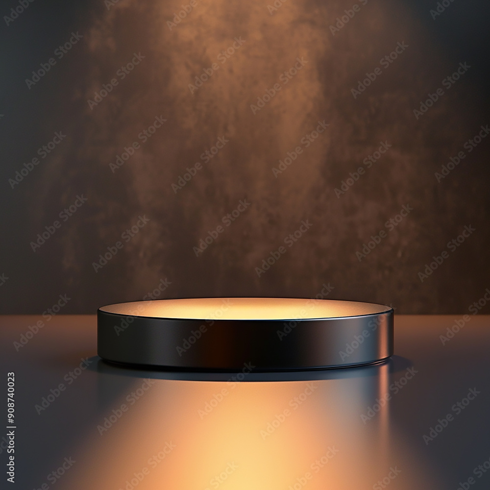 Beautiful Of 3d Realistic Of Empty podium mockup stage realistic for Product Showcase