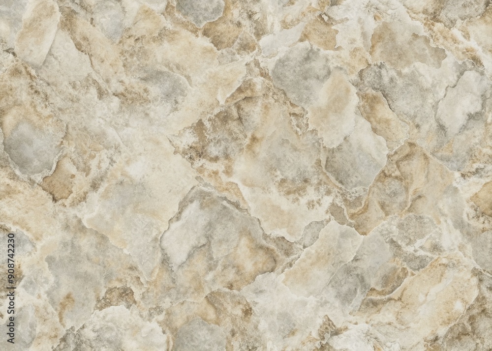 Natural stone-inspired cream and grey abstract pattern featuring organic textures and subtle nuances, providing ample copy space for versatile design applications. Natural stone-inspired cream and grey abstract pattern featuring organic textures and subtle nuances, providing ample copy space for versatile design applications.