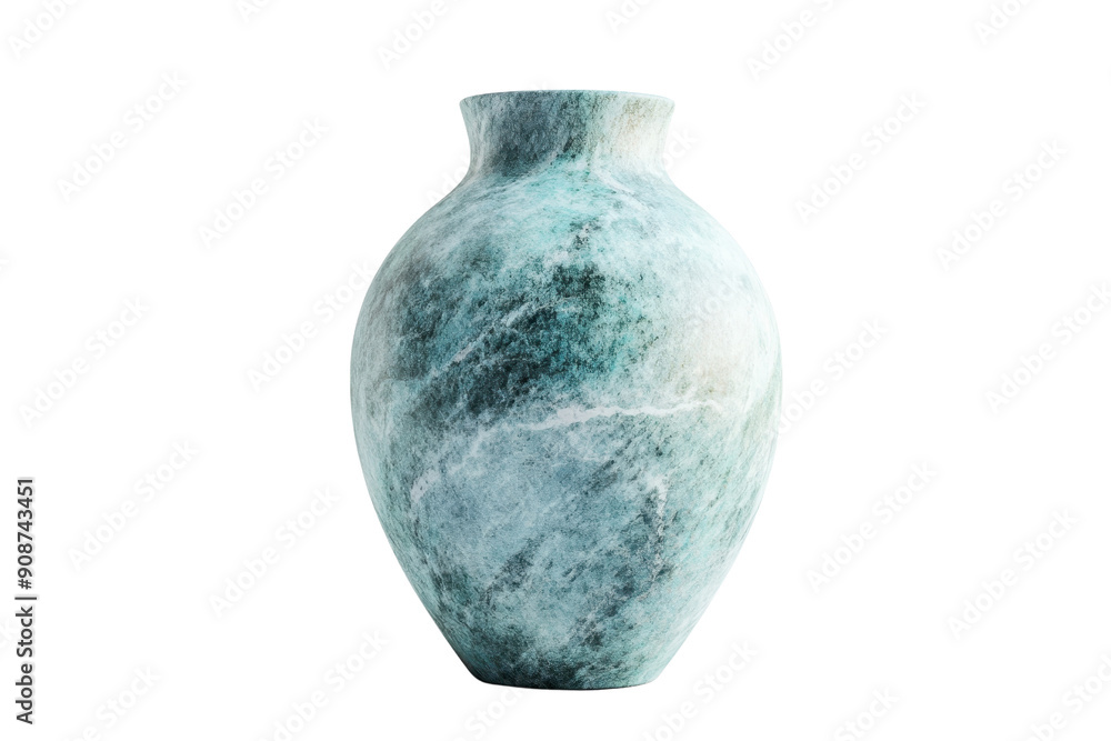 Elegant marble vase with a smooth texture and unique blue-green patterns, perfect for home decor or floral arrangements, isolated on transparent background. Elegant marble vase with a smooth texture and unique blue-green patterns, perfect for home decor or floral arrangements, isolated on transparent background.