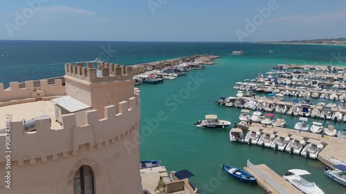 Torre Vado is in the province of Lecce, Italy. Located in the lower Salento, it is a renowned seaside resort on the Ionian coast of Salento. The coast is characterized by low cliffs