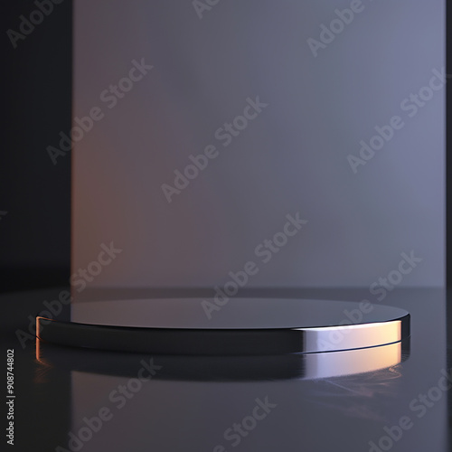 Beautiful Of 3d Realistic Of Empty podium mockup stage realistic for Product Showcase