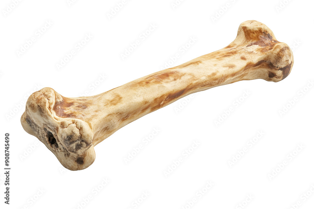 High-resolution image of a single bone against a transparent background. ideal for medical, educational, or pet-related projects and materials. High-resolution image of a single bone against a transparent background. ideal for medical, educational, or pet-related projects and materials.