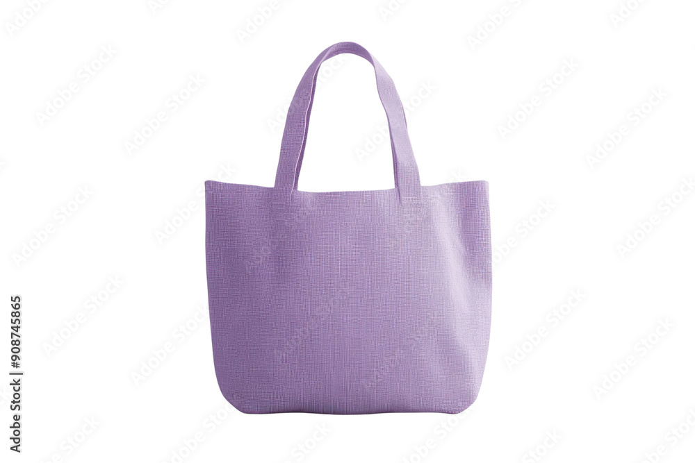 Lavender tote bag with strap handles on a clean transparent background. stylish and perfect for everyday use and fashion accessories. Lavender tote bag with strap handles on a clean transparent background. stylish and perfect for everyday use and fashion accessories.