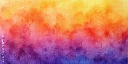 Abstract Watercolor Background with Blending Colors