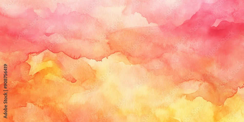 Fototapeta premium Abstract Watercolor Background with Vibrant Colors