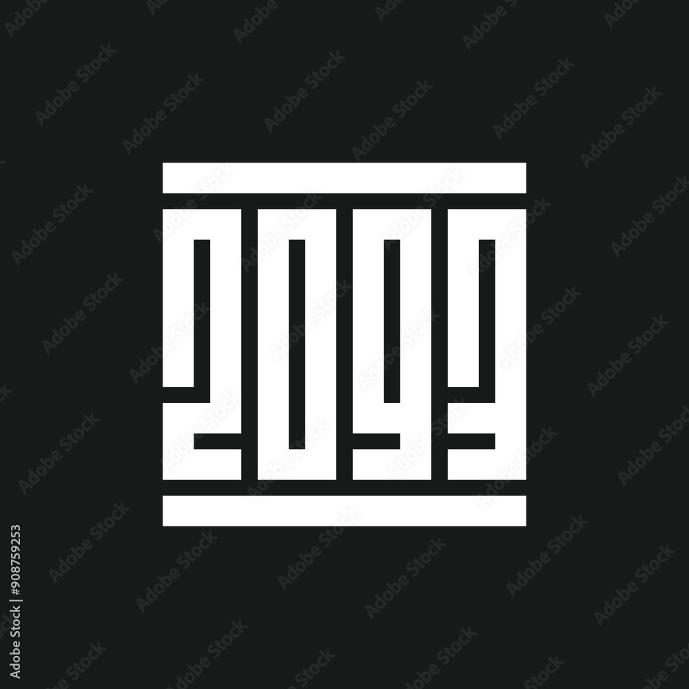 2093 happy new year text logo design vector illustration, geometric square logo monogram, new year 2093 typography clip art image 2093 happy new year text logo design vector illustration, geometric square logo monogram, new year 2093 typography clip art image