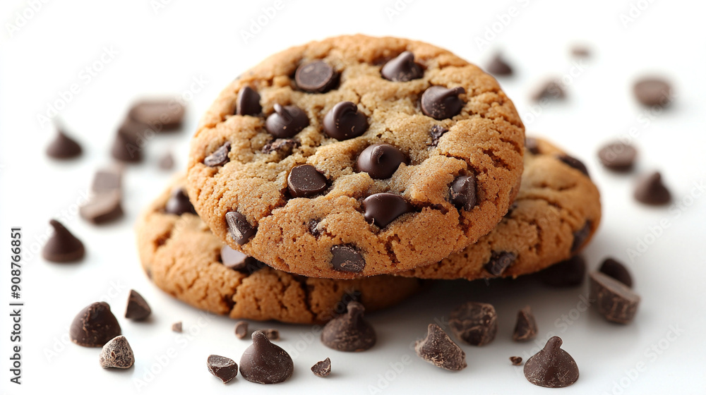 Cookies with chocolate chips Cookies with chocolate chips