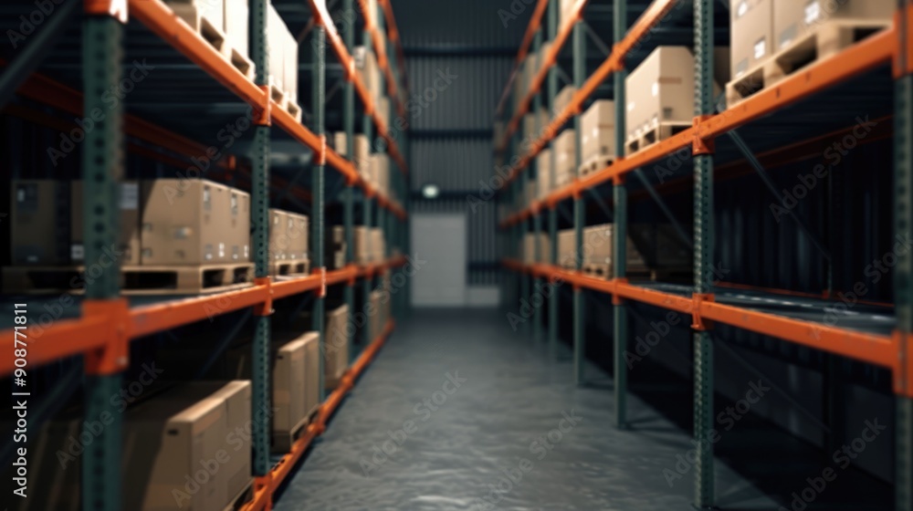 Real time inventory updates in a modern warehouse setting featuring dynamic visuals and a deep depth of field that showcases the organizational efficiency and scale of the facility Real time inventory updates in a modern warehouse setting featuring dynamic visuals and a deep depth of field that showcases the organizational efficiency and scale of the facility