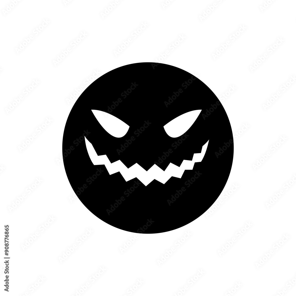 Halloween face icon vector. Scary face illustration sign. Funny Face symbol. Pumpkin face logo. Halloween face icon vector. Scary face illustration sign. Funny Face symbol. Pumpkin face logo.