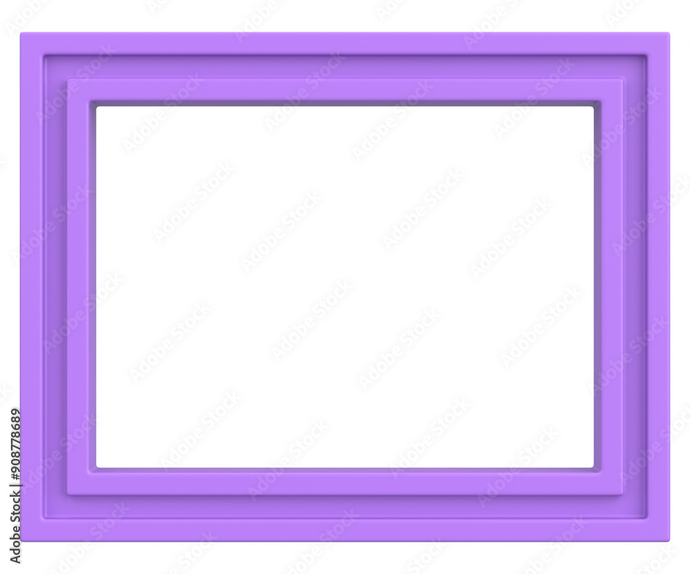 Picture frame. Landscape frame. 3D illustration. Picture frame. Landscape frame. 3D illustration.